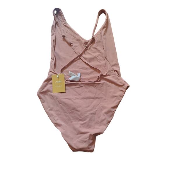 Andie Swim x Claire The Straddie One Piece in Lily Pink Women's Size Large NWT - Picture 10 of 10